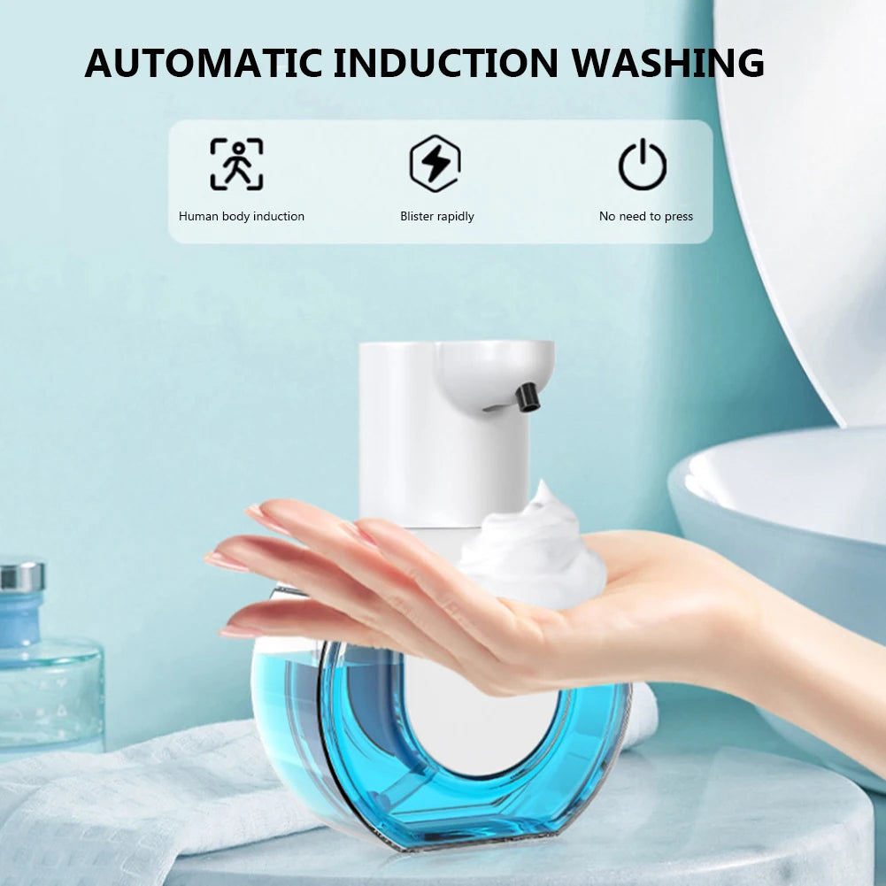 Smart Induction Soap Dispenser Wall Mountable Rechargable Eco-friendly