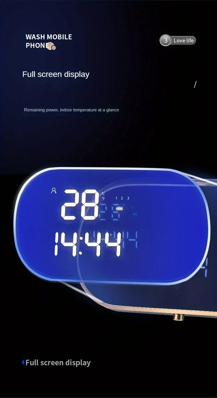 Intelligent Wall Mounted Sensing Soap Dispenser with Non-contact Infrared Bubbles Suitable for For Bathroom Smart Washing Hand