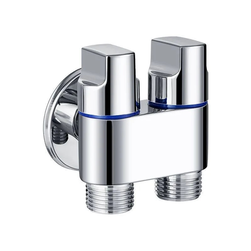 Stainless Steel Dual-Control Angle Valve, Anti-Backflow