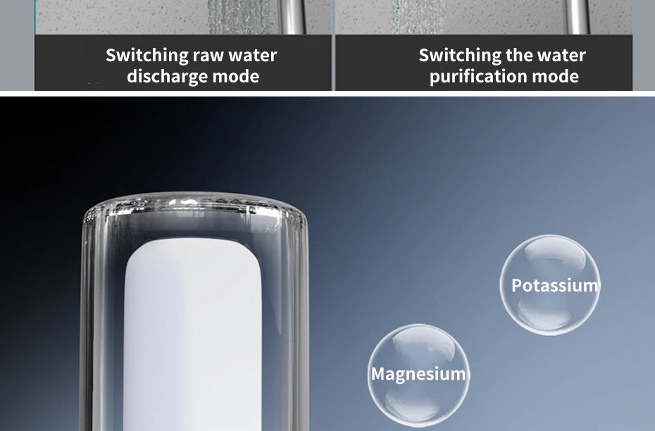 Faucet Tap Water Purifier Physical Filtering for Home Kictchen 2 Filter Element Removable Washable Filter Water Purifier Aerator