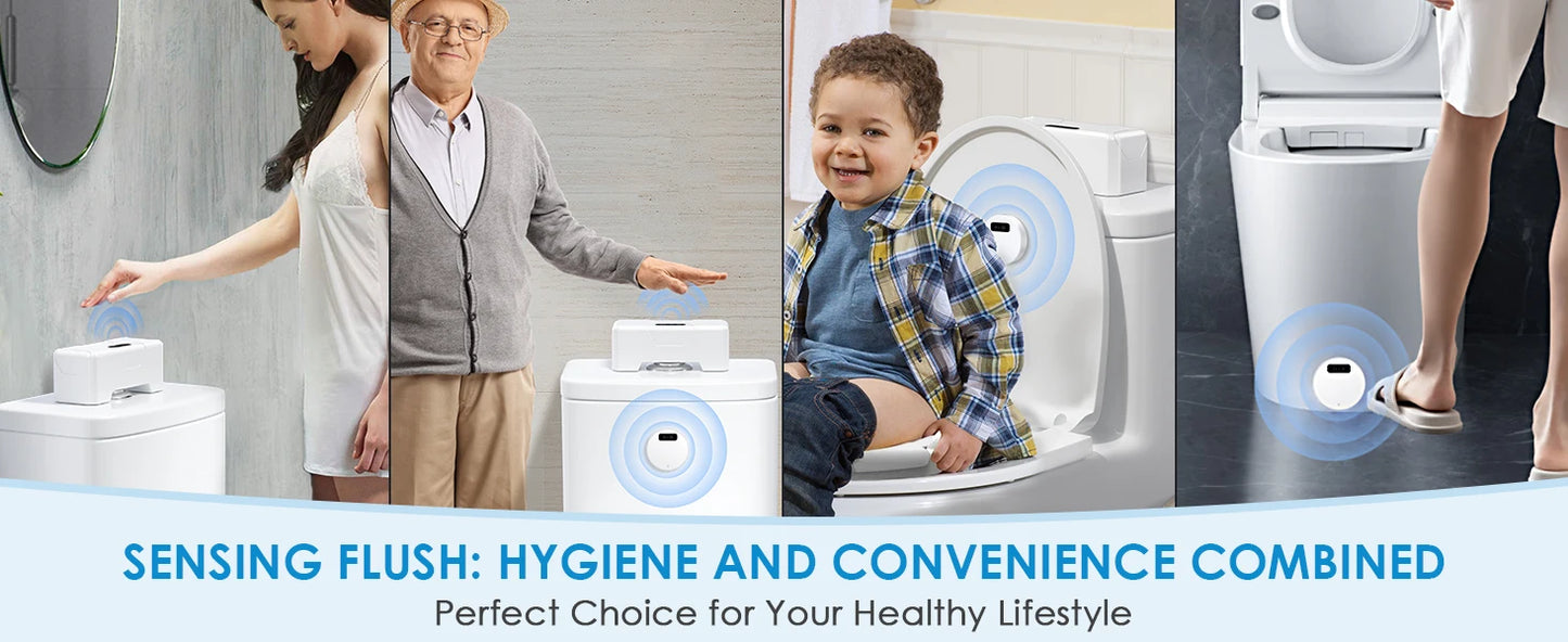 Automatic Toilet Flusher Smart Touchless Toilet Flush Kit
