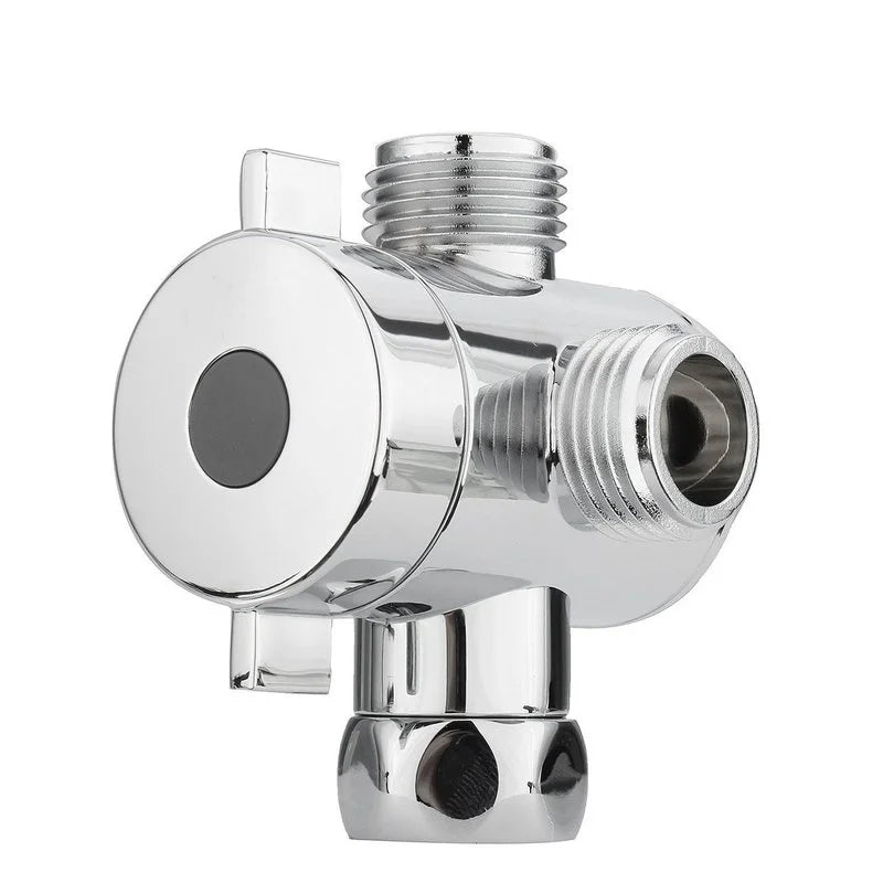 ABS Diverter Valve 1/2 Inch 3 Way Water Separator Shower Tee Adapter Adjustable Faucet Switcher