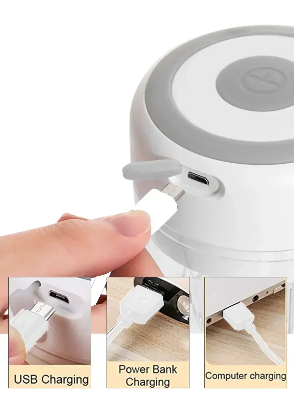 USB Kitchen Chopper ,One-Touch Operation