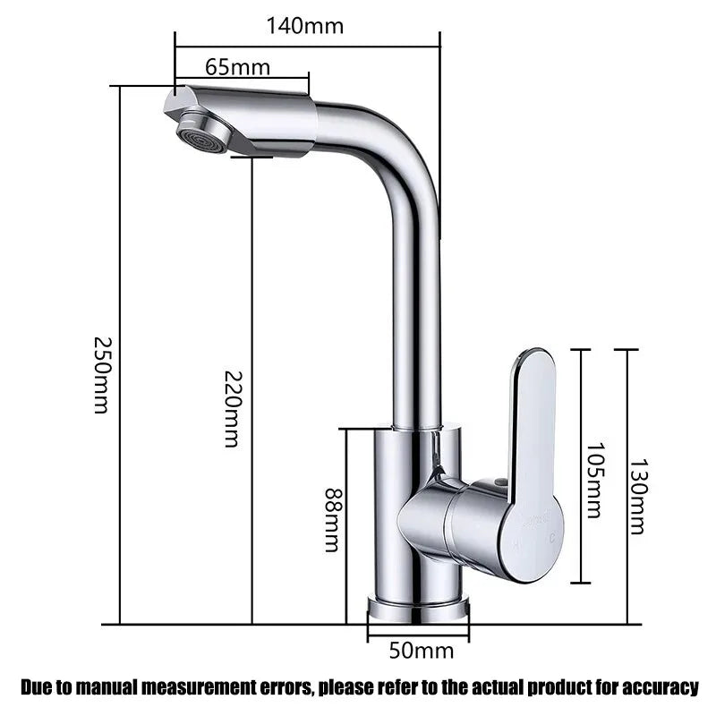 Bathroom faucet washbasin hot cold water 2-in-1 sink washbasin universal  faucet