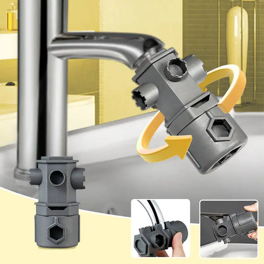 16 in 1 Wrench Tool Set For Faucet Kitchen Bathroom Multi-Purpose Maintenance Pipe Faucet Disassemble