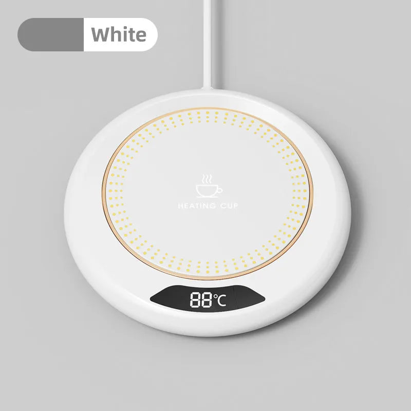 Thermostatic Heating Coaster USB Home Heating Coaster 3-speed Adjustment Heating 55 Degrees Constant Temperature