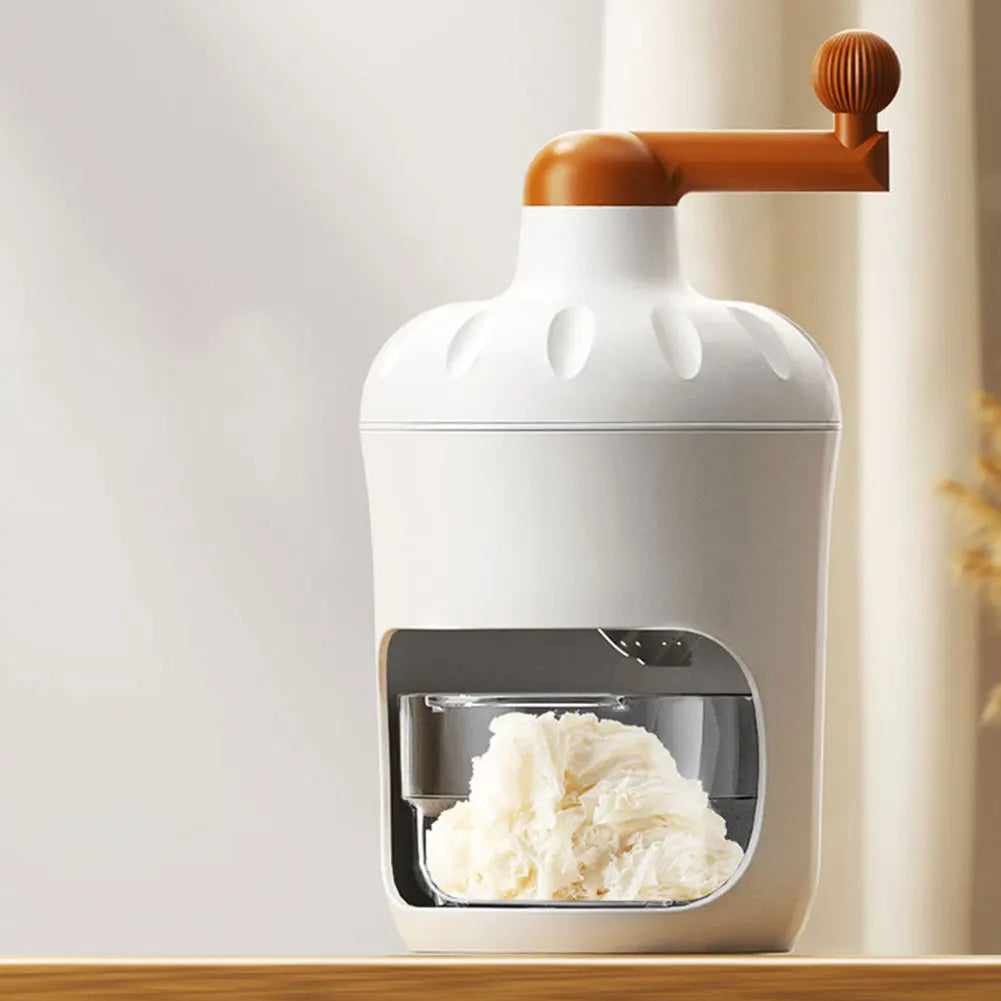 Manual Shaved Ice Machine Lightweight Mini Rotary Ice Shaving Machine ,Crushed Ice Maker