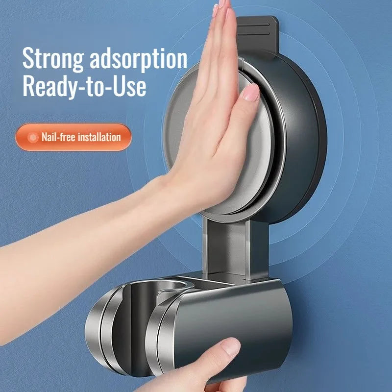 Shower Head Support Mural Douche Suction Cup Holder 360° Adjustable