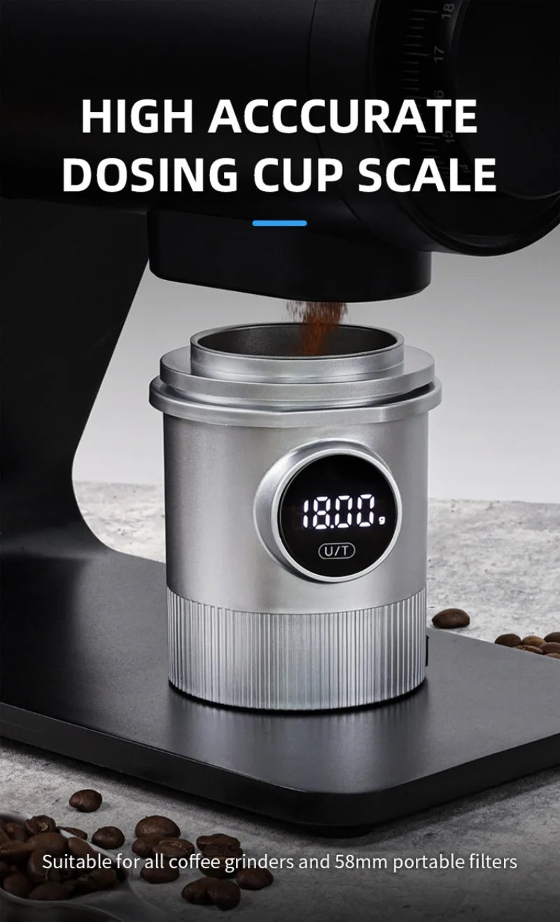 Digital Weight Scale Weighting LCD Rechargeable 500g Electronic Weighing Scale Coffee Utensils Suitable For 58mm Handle