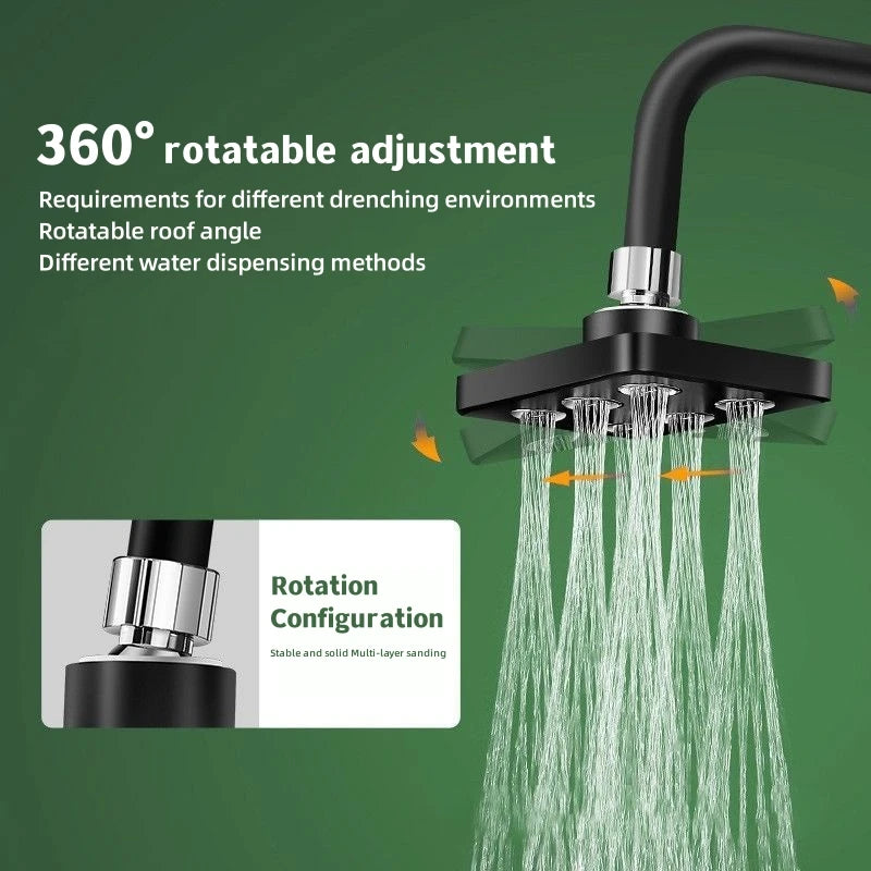 Mini-Surround Pressurized Shower Head