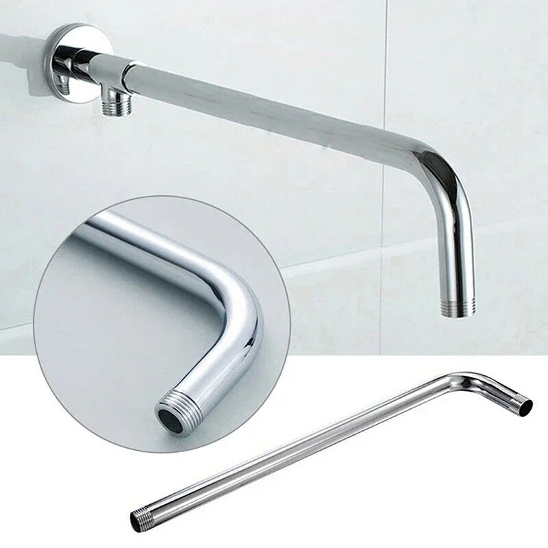 Wall-mounted Stainless Steel Shower Head Extension Arm Rain Extension Tube