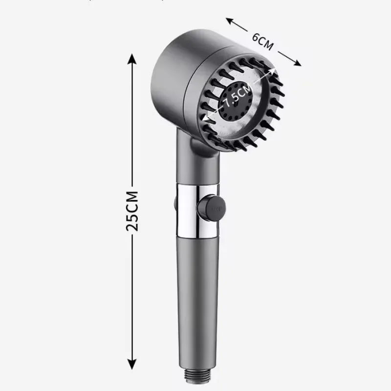 Three Speed Adjustment Bathroom Supplies Head Massage Portable Shower