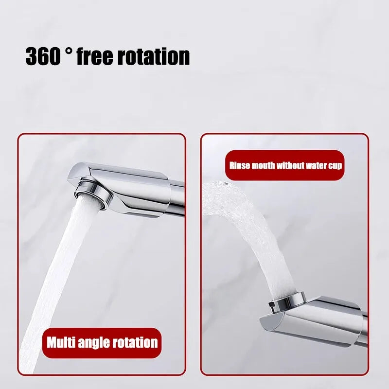 Bathroom faucet washbasin hot cold water 2-in-1 sink washbasin universal  faucet