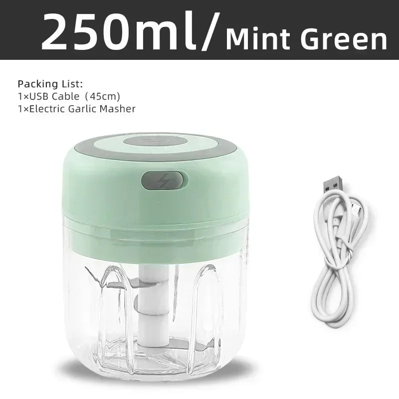 USB Kitchen Chopper ,One-Touch Operation