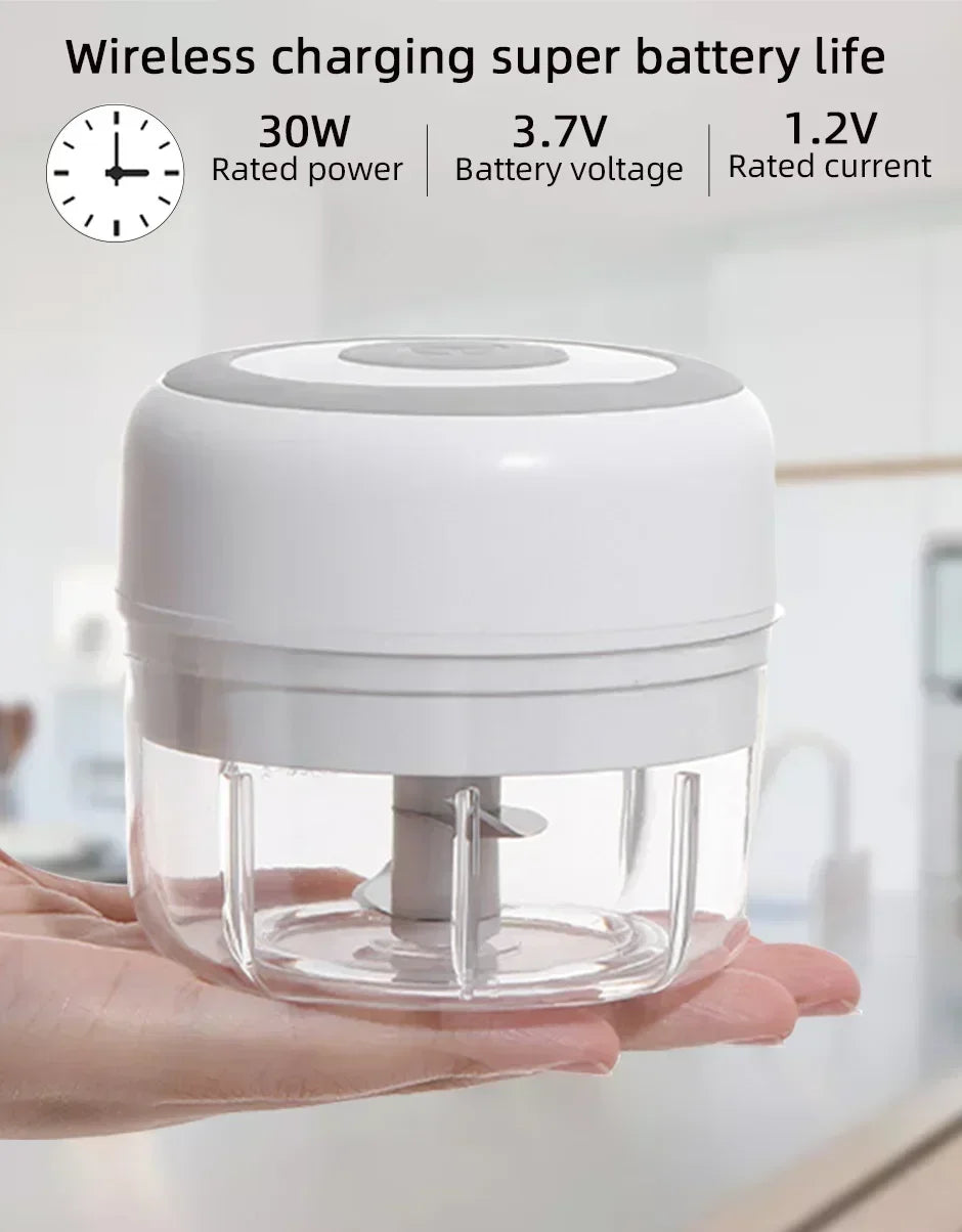 USB Kitchen Chopper ,One-Touch Operation