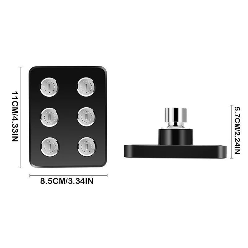 Mini-Surround Pressurized Shower Head