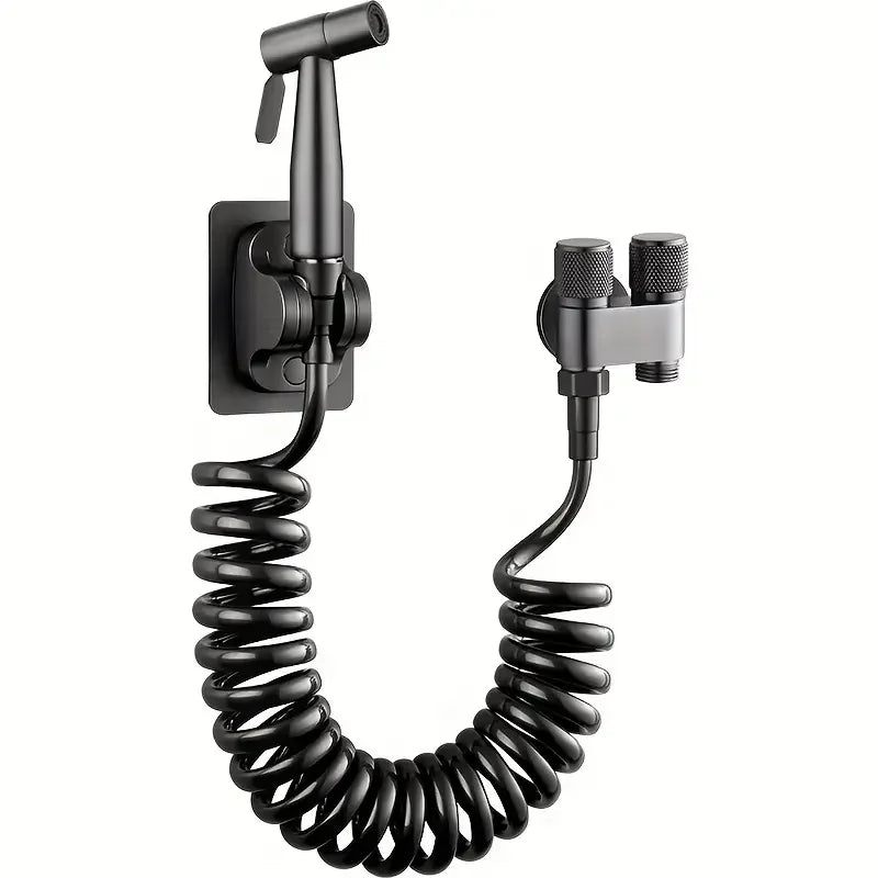 Modern Dual mop toilet cleaning faucet, wall mounted