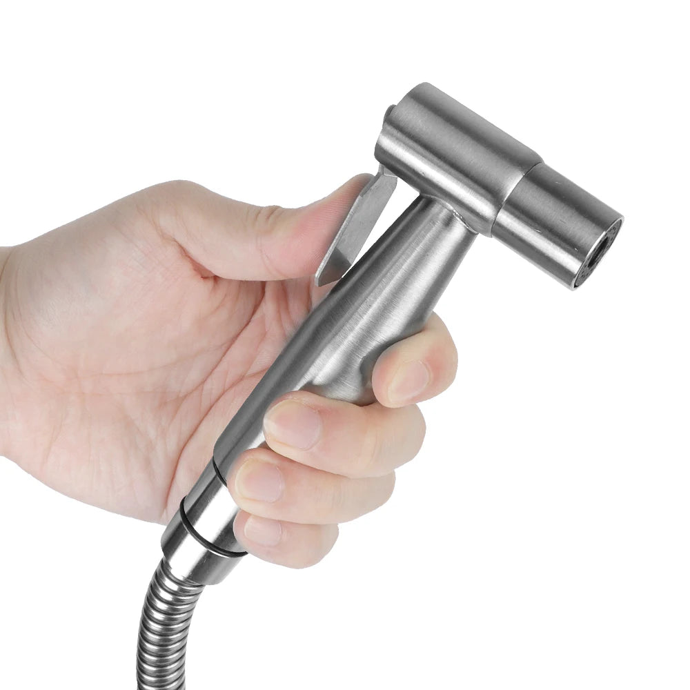 Bidet sprayer set For toilet ,hand sprayer self cleaning Hand Bidet faucet Stainless Steel