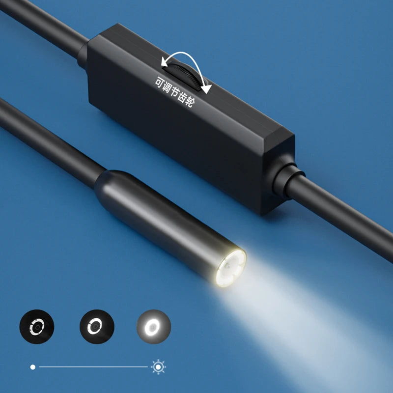 Industrial Endoscope Camera for iOS System HD 960P Waterproof Inspection Sewer Borescope Camera