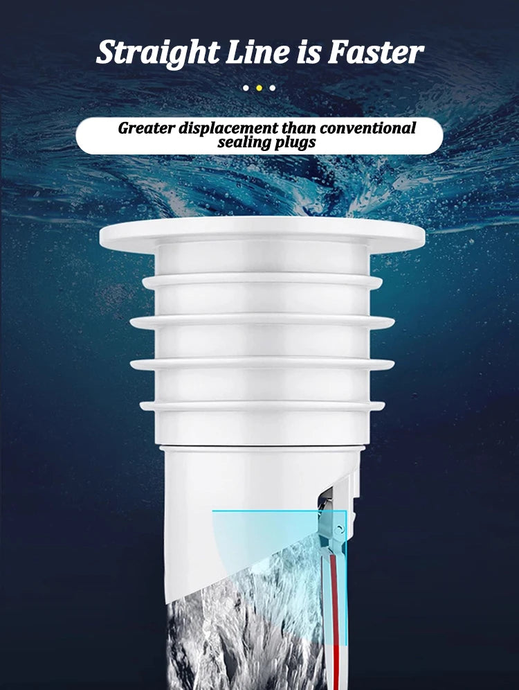 Silicone Bathroom Sewer Seal Ring Kitchen Sink Sewer Pipe Plug Washing Machine Anti-odor Leakage Floor Drain Connector Stopper